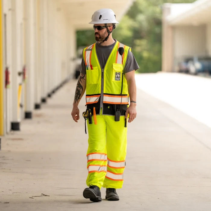 DOME75® DYNAMIC Series ANSI Class E Hi-Vis Contrast Mesh Over Pants - DBP2453
