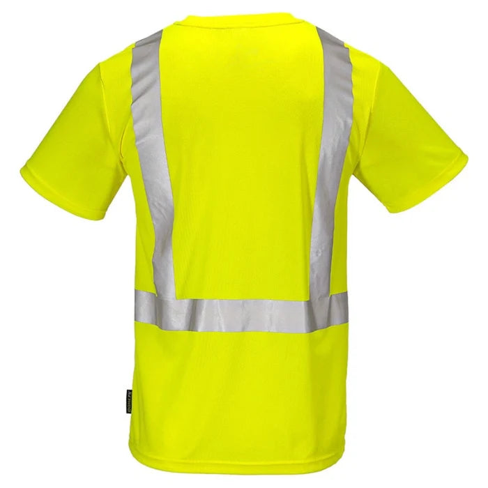 DOME75® DYNAMIC SERIES Hi-Vis ANSI Class 2 Viz-Dri Safety T-Shirt - DSS1421
