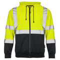 DOME75®  DYNAMIC Series Hi-Vis ANSI Class 3 Viz-Tuff Fleece Full-Zip Hoodie - DHZ1632