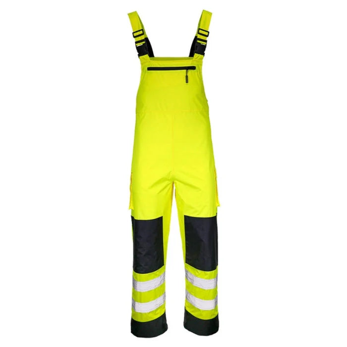 DOME75® DYNAMIC Series Rain Tamer ANSI Class E Black Bottom Rain Bib - DRB3452