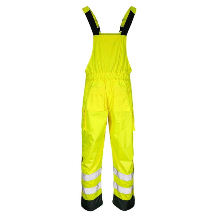 DOME75® DYNAMIC Series Rain Tamer ANSI Class E Black Bottom Rain Bib - DRB3452