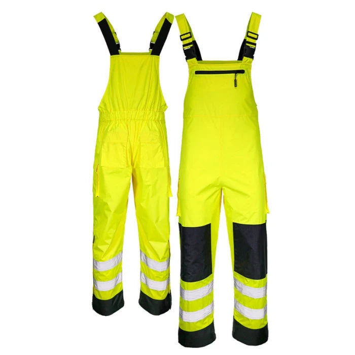 DOME75® DYNAMIC Series Rain Tamer ANSI Class E Black Bottom Rain Bib - DRB3452