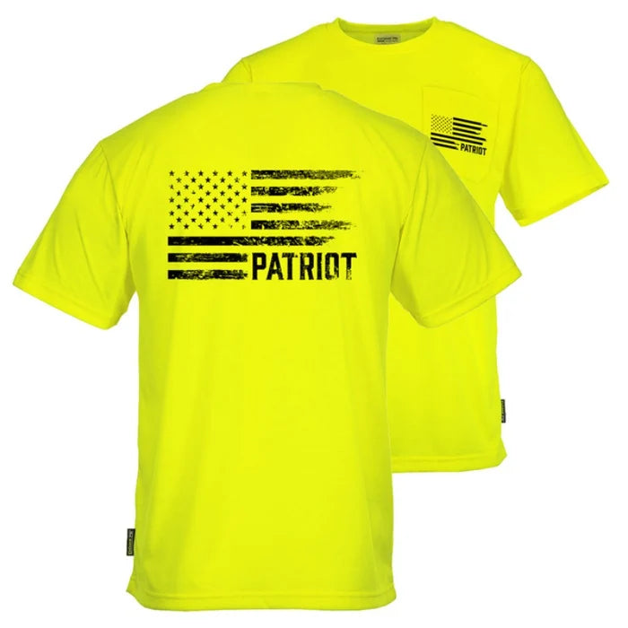 DOME75® EXIUS SERIES The Patriot Flag Viz-Tuff Short Sleeve T-Shirt - ESS26106A
