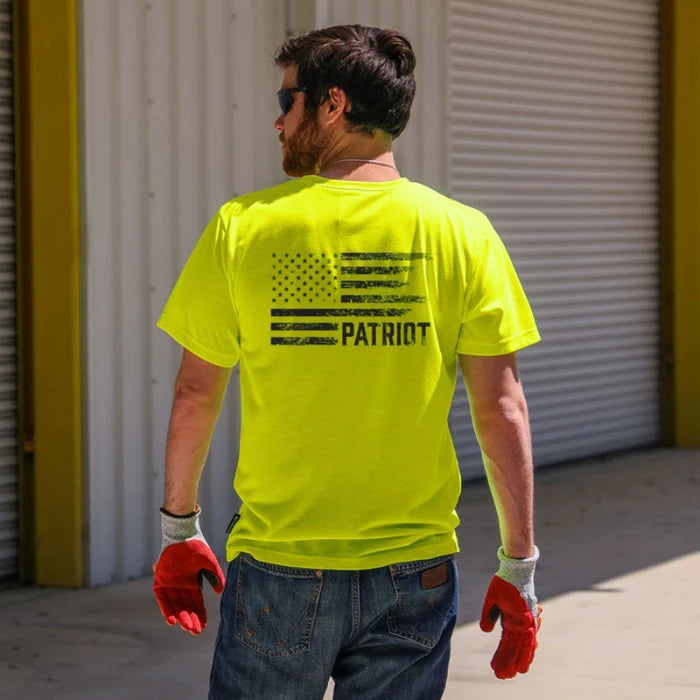 DOME75® EXIUS SERIES The Patriot Flag Viz-Tuff Short Sleeve T-Shirt - ESS26106A