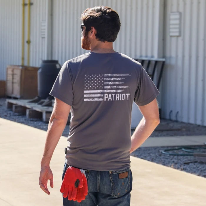DOME75® EXIUS SERIES The Patriot Flag Viz-Tuff Short Sleeve T-Shirt - ESS26106A