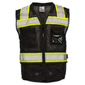DOME75® OV6100 Enhanced Visibility Heavy Duty Utility Vest - OV6183-BKHY