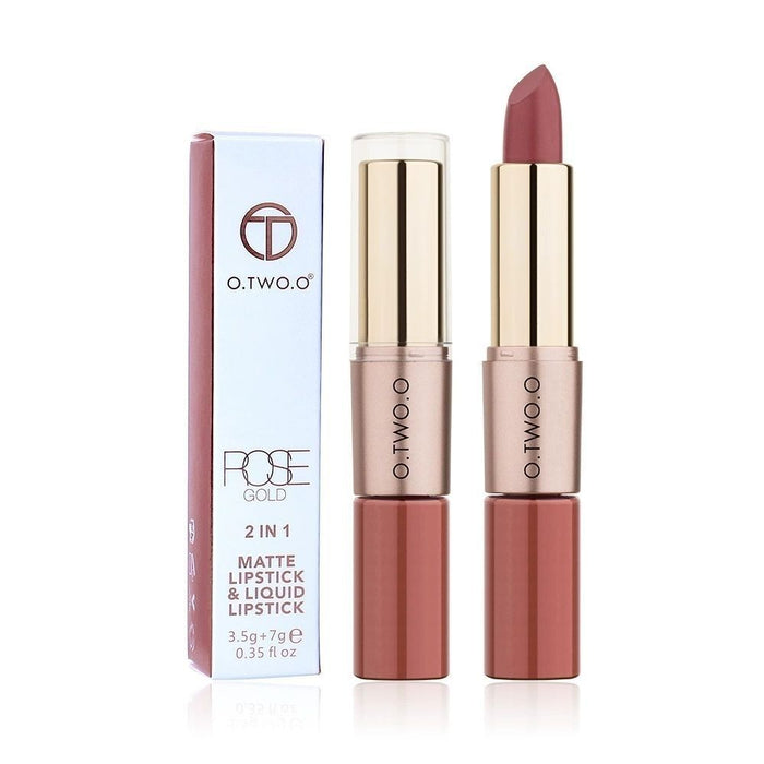 double-headed lipstick lip glaze lipstick long-lasting sweat-proof waterproof
