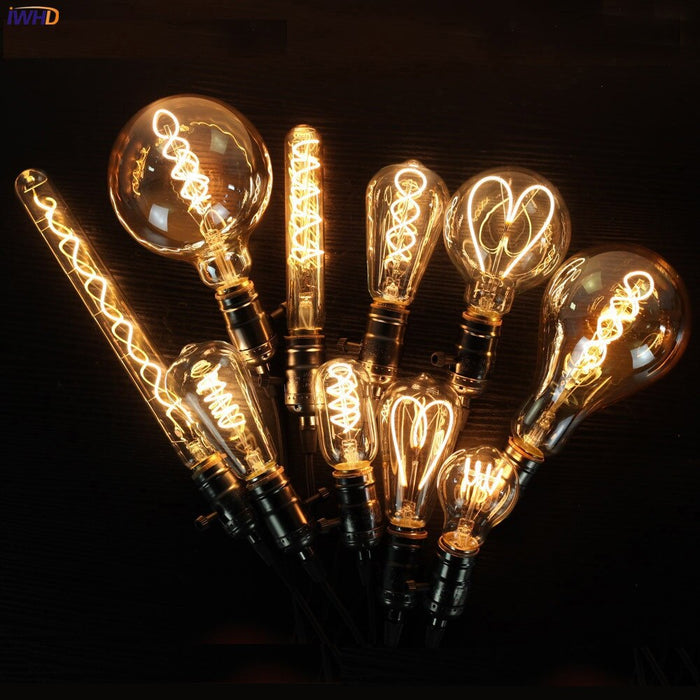 Glass LED Bulb Home Lighting Heart Edison LED Decorative Light Bulb