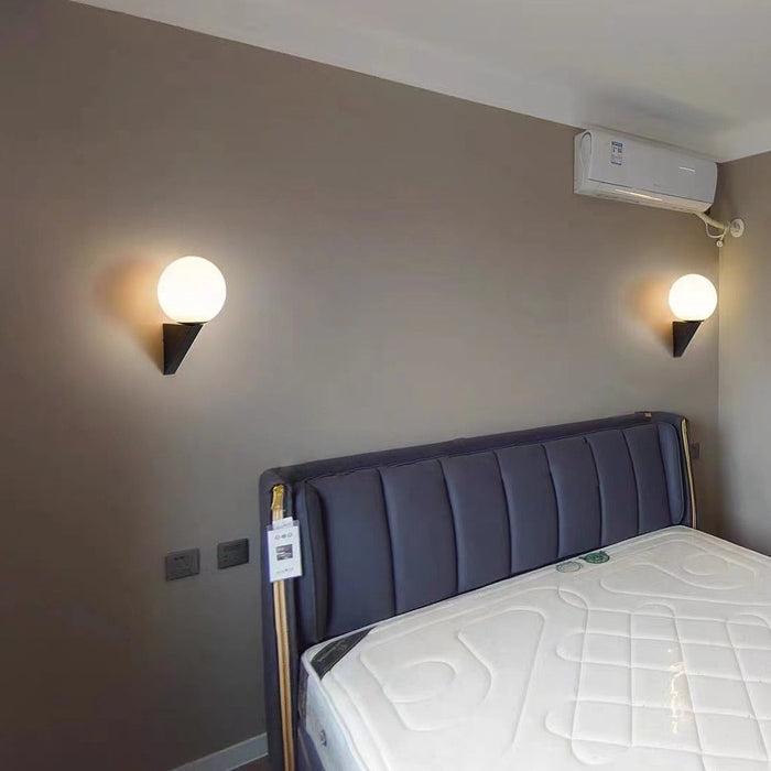 Glass Stone Pendant and Wall  Lamp