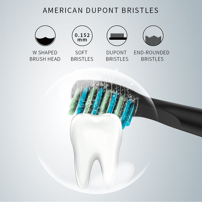 Electric USB Rechargeable Waterproof Toothbrush