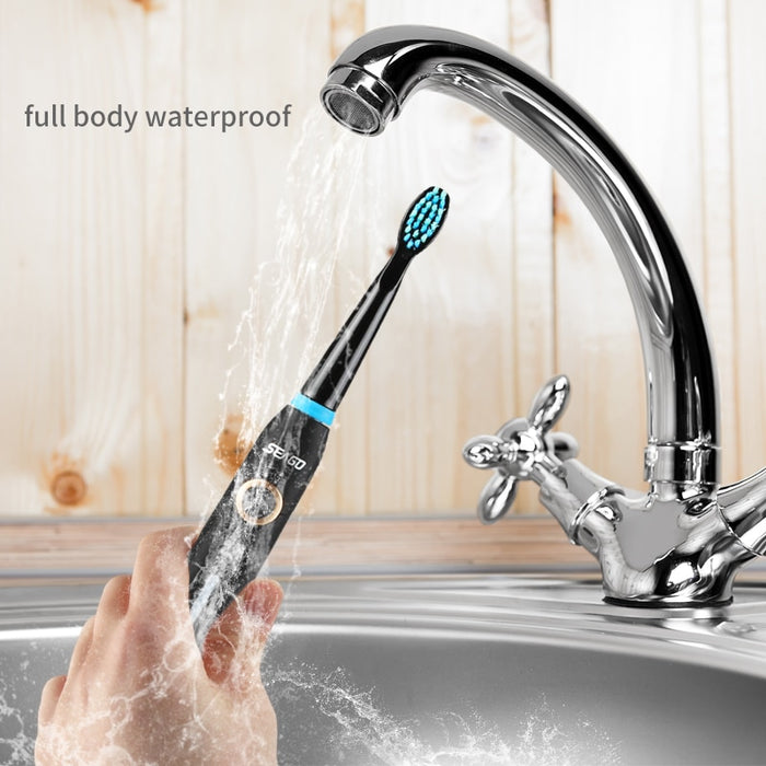 Electric USB Rechargeable Waterproof Toothbrush