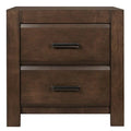 Erwan 2 Drawer Nightstand in Dark Walnut 1961-4