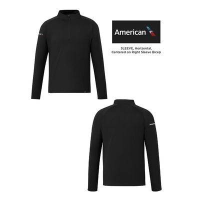 Evans Knit Qtr Zip Men's- XXL