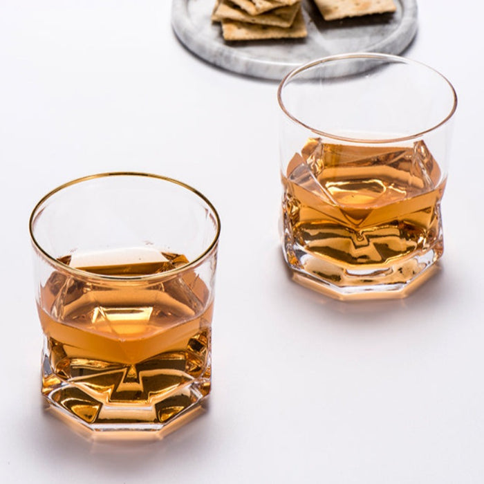 Crystal Drinkware Whiskey Liquor  Glass