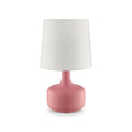 Farah Pink 17"H Matte Pink Table Lamp
