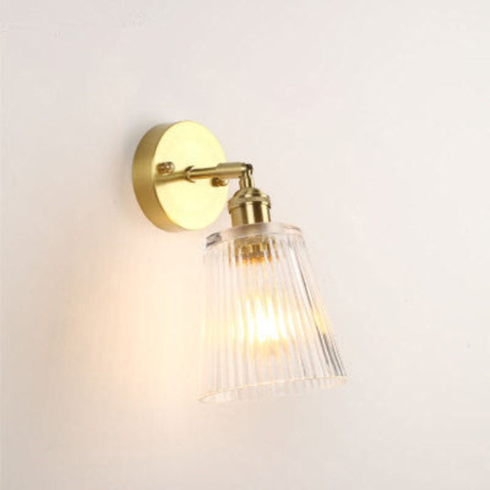 Bell Wall Lamp / Clear Stripe