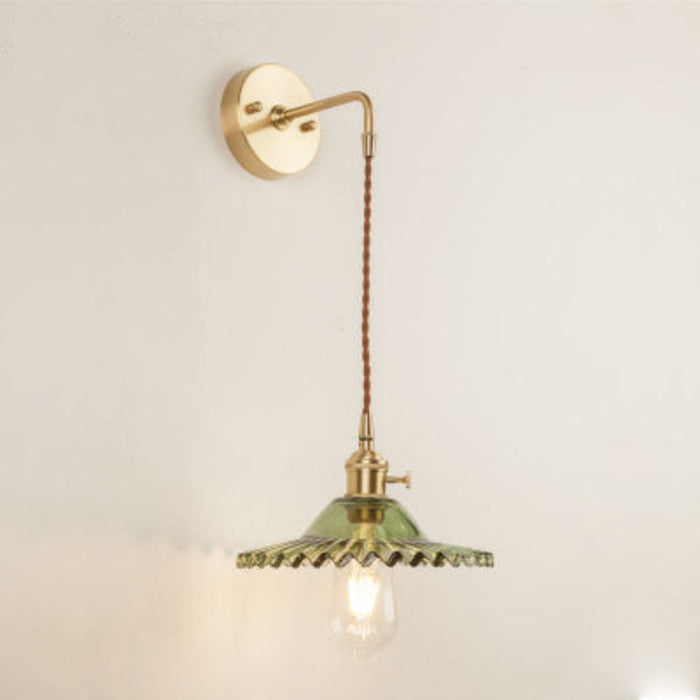 Wired Wall Lamp / Green