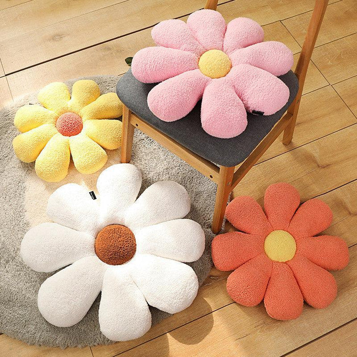 Flower Soft Pillow Stuffed Seat Cushion