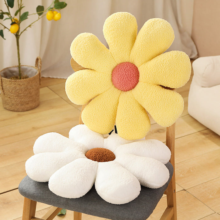 Flower Soft Pillow Stuffed Seat Cushion