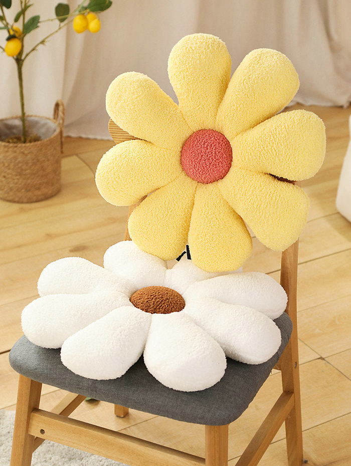 Flower Soft Pillow Stuffed Seat Cushion