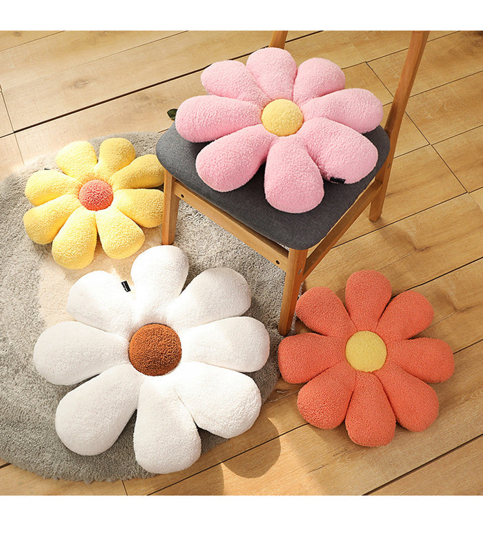 Flower Soft Pillow Stuffed Seat Cushion