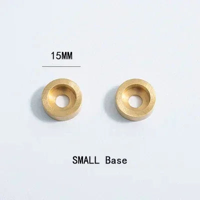 Small Brass Base - 1 pair