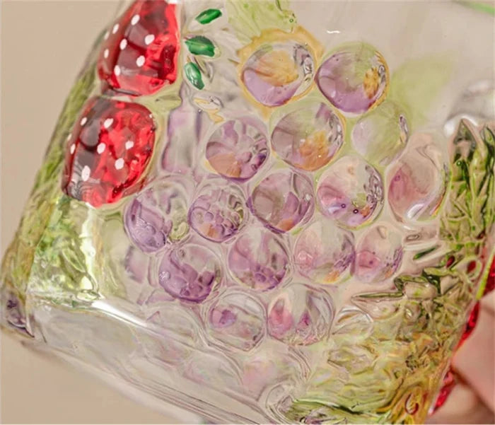 Fruit Garden Glass Mug-Letifly Lights and Decor