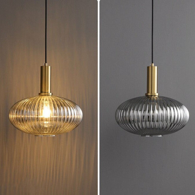 Gema Ripple Glass Pendant Light-Letifly Lights and Decor