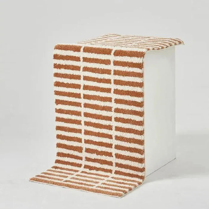 Tufted Anti-slip Stripe Long Carpet