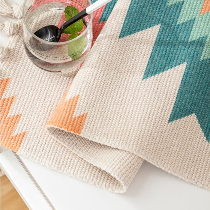 Fabric Geometric Boho Design Hanging Wall Tapestry