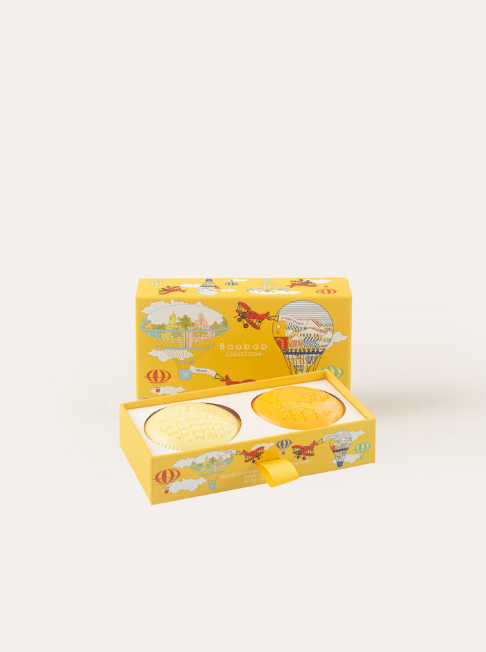 GIFT BOX SOAP MIAMI - A SAINT-TROPEZ 2 x 5.3oz