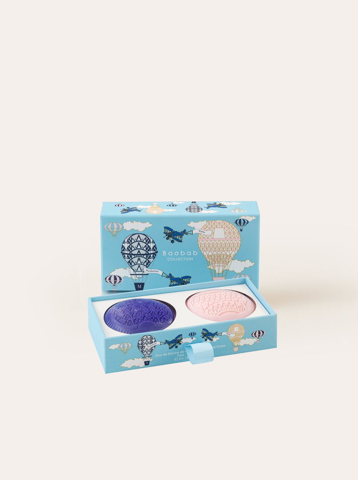 GIFT BOX SOAP PARIS - MANHATTAN 2 x 5.3oz