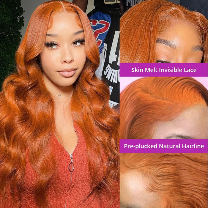 Ginger Human Hair Wig