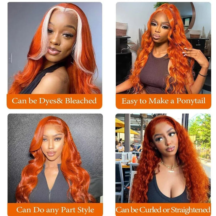 Ginger Human Hair Wig