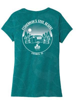 Graphic Cow Fish Cove RV Tee WM's