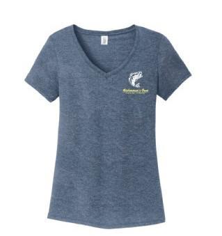 Graphic Cow Fish Cove Tee Man and Dog Women's