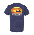 Graphic Cow Fish Cove Tee Sunset