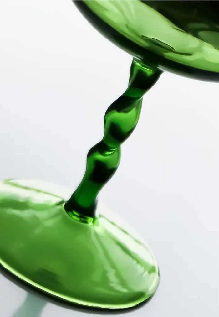 Green Conch Goblet