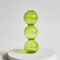 Green Grass Glass Candle Holders-Letifly Lights and Decor