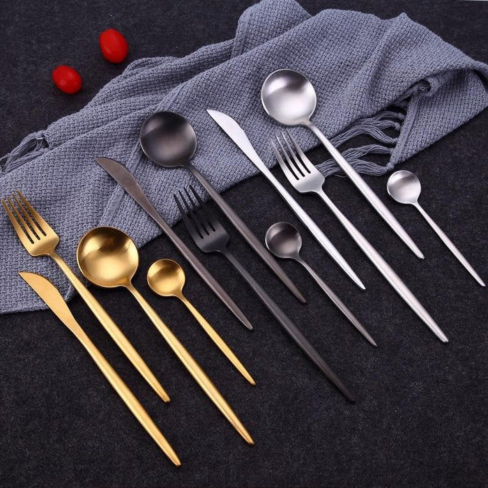 Modern Minimalist Stainless Steel Flatware