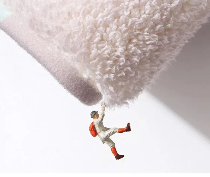 Plush Bath Mat Soft Anti-Slip Absorbent Waterproof with Playful Design