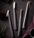 Metallic finish candle holiday Christmas Thanksgiving decoration