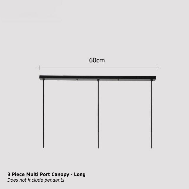 3 Piece Multi Port - Black / Long