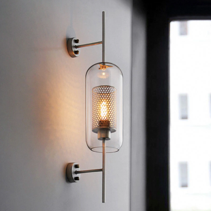 Honeycomb Glass & Metal Sconce Light - Final Sale-Letifly Lights and Decor