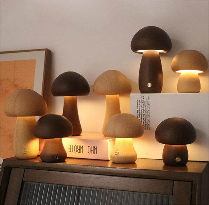 In the Woods Mushroom Cordless Table Lamp-Letifly Lights and Decor