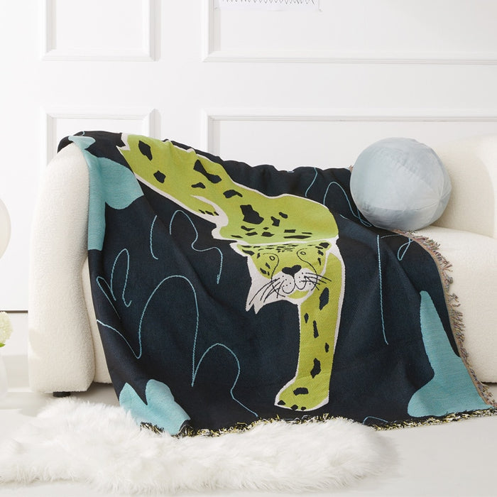 Jade Tiger Tapestry & Throw Blanket-Letifly Lights and Decor