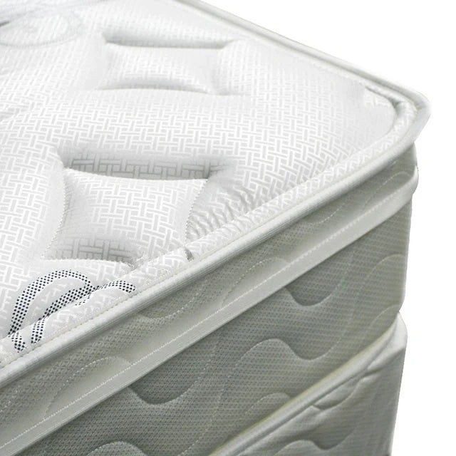 JALEN White 9" Euro Top Mattress, Twin
