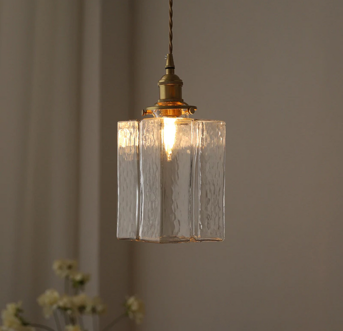 Pendant Glass Light Minimalist Creative Brass Lamp