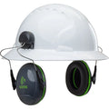 JSP® Sonis®1 Full Brim Mounted Passive Ear Muff - NRR 22 - Dark Gray - 262-AEB010-FB