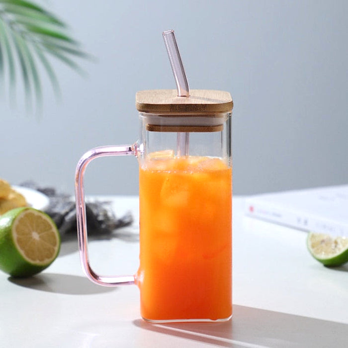 Cup w/ Lid & Straw / Pink